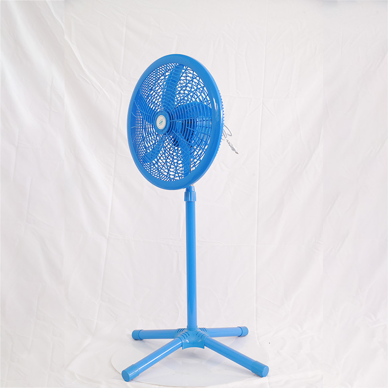 18-inch cross-legged fan industrial fan with plastic mesh for export pic 3