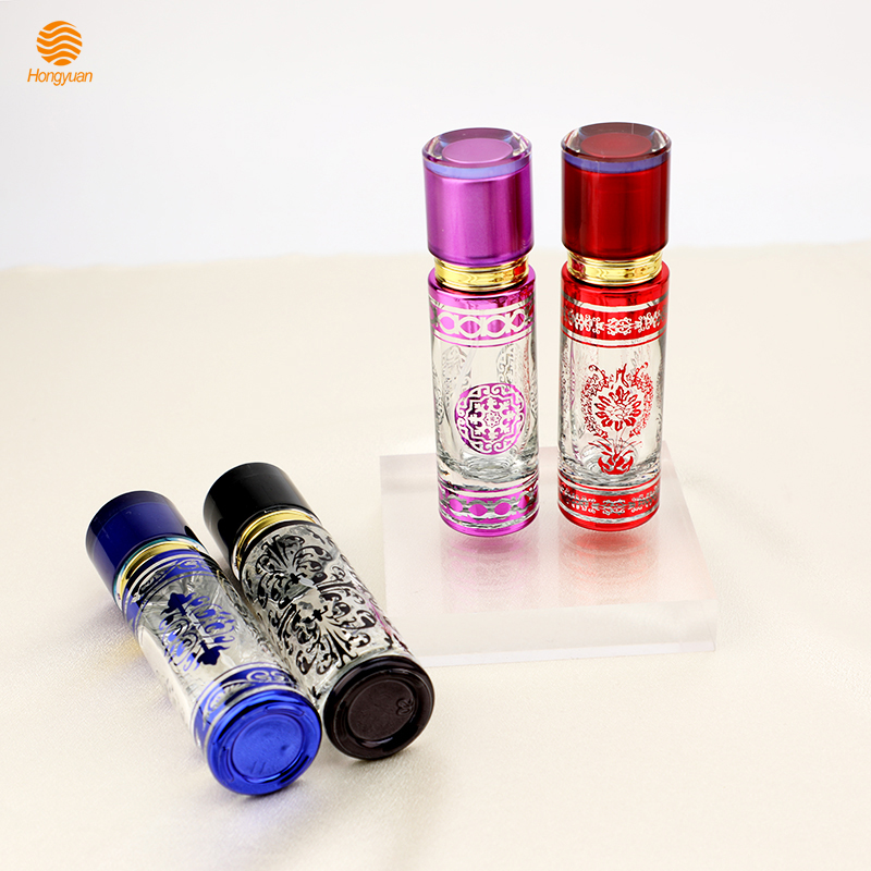 Factory wholesale straight round perfume bottles, portable perfume glass bottles, cosmetic spray bottles, toner empty bottles Item Picture