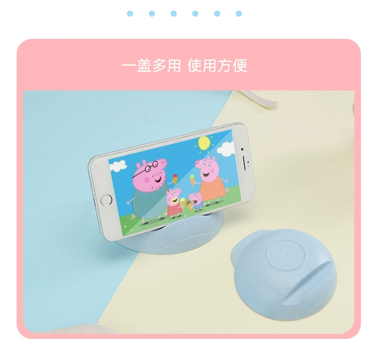 B36-181216 Wheat Straw Children's Tableware Set - Creative Cartoon Children's complementary Food rice Bowl and Spoon detail image 16
