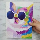 新款猫咪B5素描本绘画本画画本涂鸦本子学生速写可爱