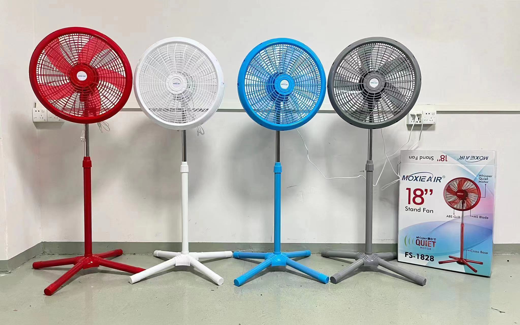 18-inch cross-legged fan industrial fan with plastic mesh for export details Picture