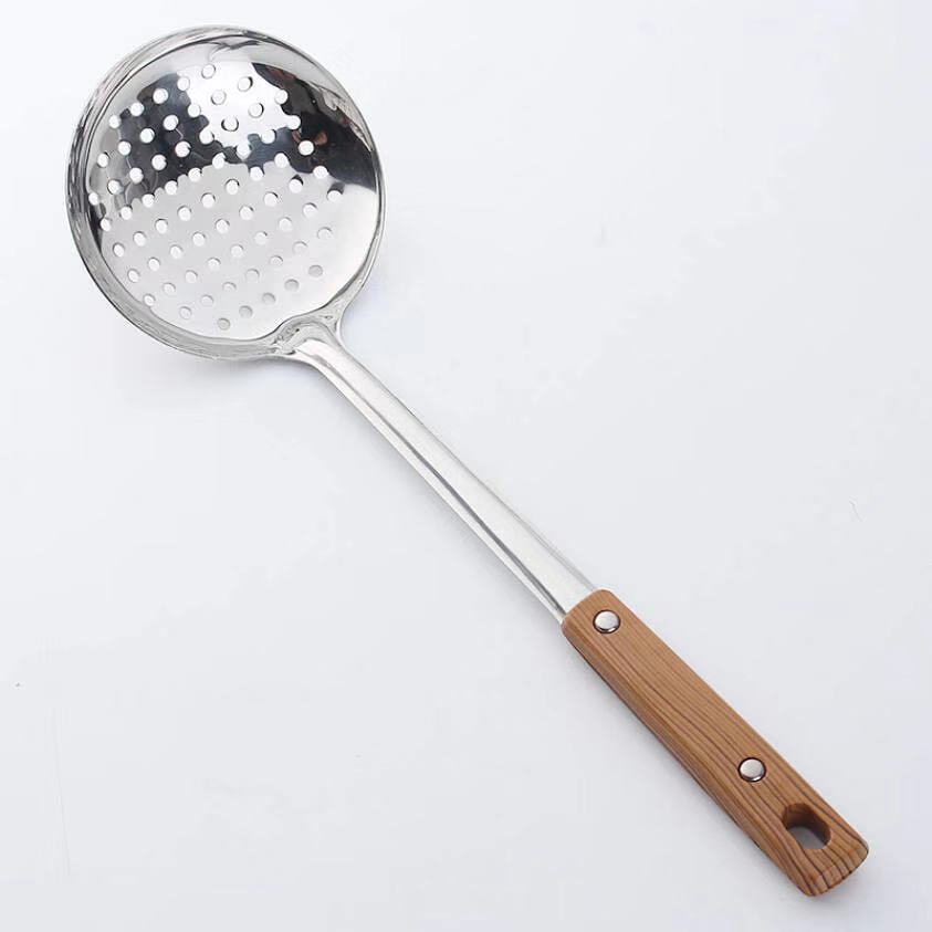 Stainless Steel Spatula Spoon Kitchenware Set Full Household Cooking Spoon Spatula Kitchen Spatula Slotted Spoon Hotel Supplies Specification drawing