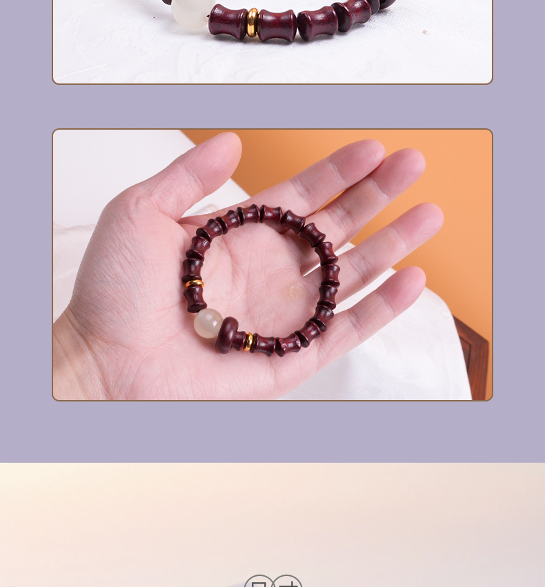 Classic blood sandalwood bracelet, night pearl running ring single loop bracelet, Buddhist prayer beads, prayer beads, original factory direct wholesale, new Chinese-style cultural and artistic collectibles pic 10
