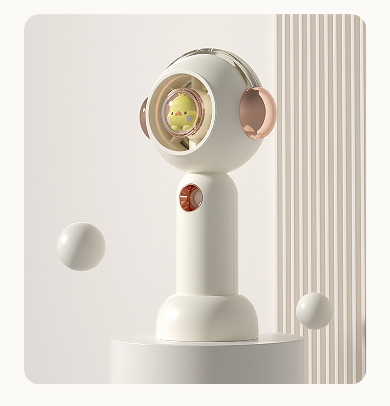 新品usb手持风扇喷雾制冷风扇便携式迷你学生卡通可爱电风扇详情18