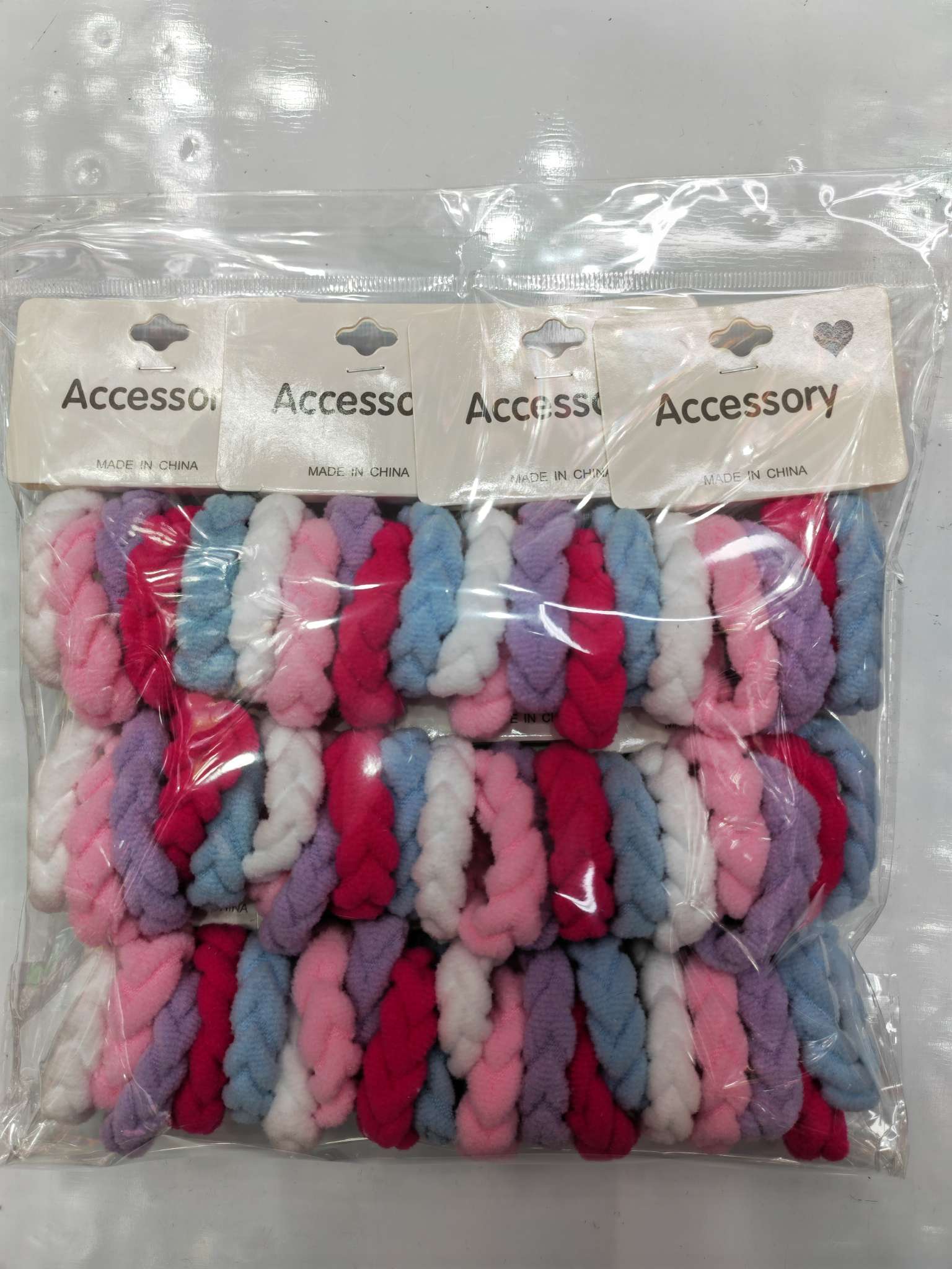 新款创意时尚百搭流行麻花弹力皮筋荣艳饰品1101