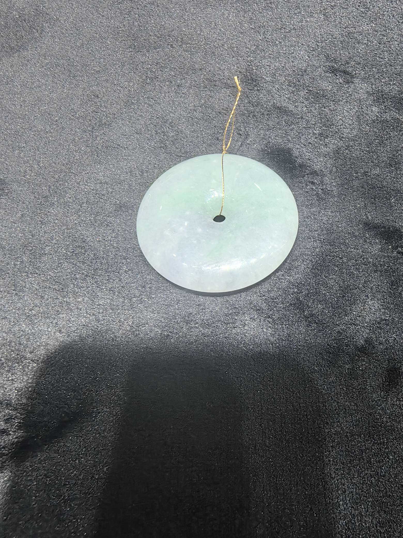 缅甸翡翠平安扣天然工艺品  家居装饰礼品国潮设计