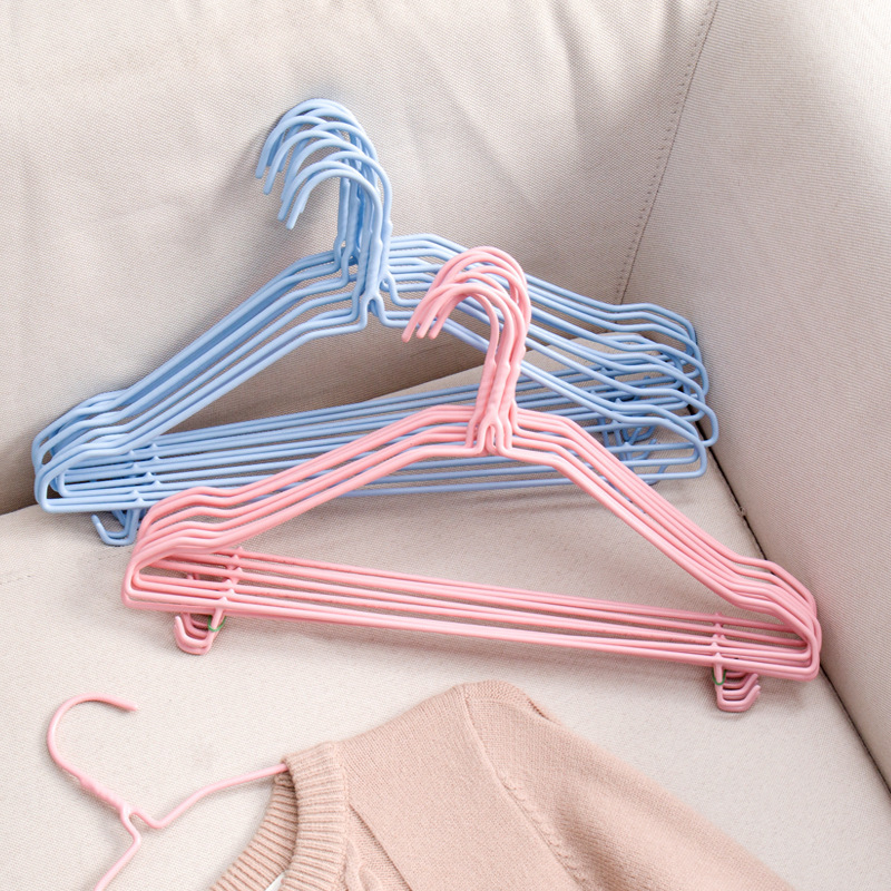 New children adult non-slip hangers multi-functional non-trace drying dry and wet clothes clothes support hanger a generation Item Picture