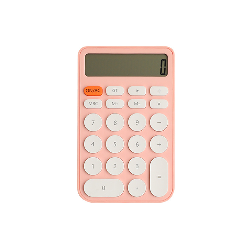 Simple candy-colored Palm calculators Students learn to assist accounting women's special mini portable power-saving computer Item Picture