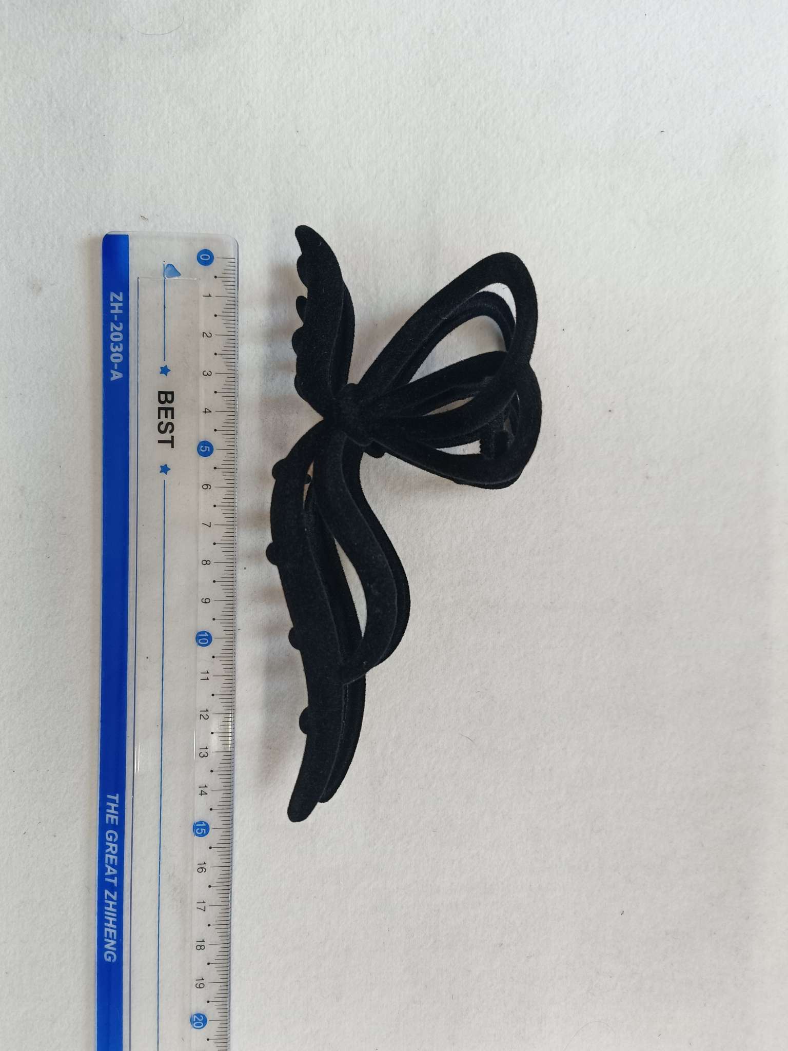 14 cm ribbon flocking back of the head grip