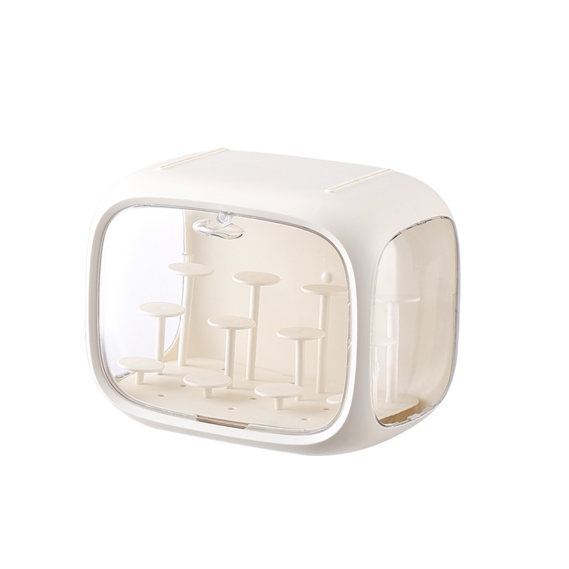 Y169-308盲盒手办展示盒带灯玛透明收纳盒手办整理盒玩偶收纳柜