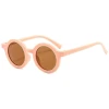 2023 Instagram Best-selling children's sunglasses, retro sunglasses for boys, girls and kids in stock, round frame sunglasses for babies Application Scenario