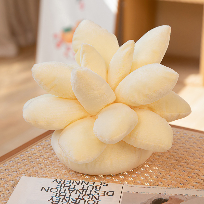 Eco verde suculenta peluche cojín de sofá de suculentas de color cojín de sofá de suculentas simulación de plantas suculentas puntería cojín de peluche Item Picture