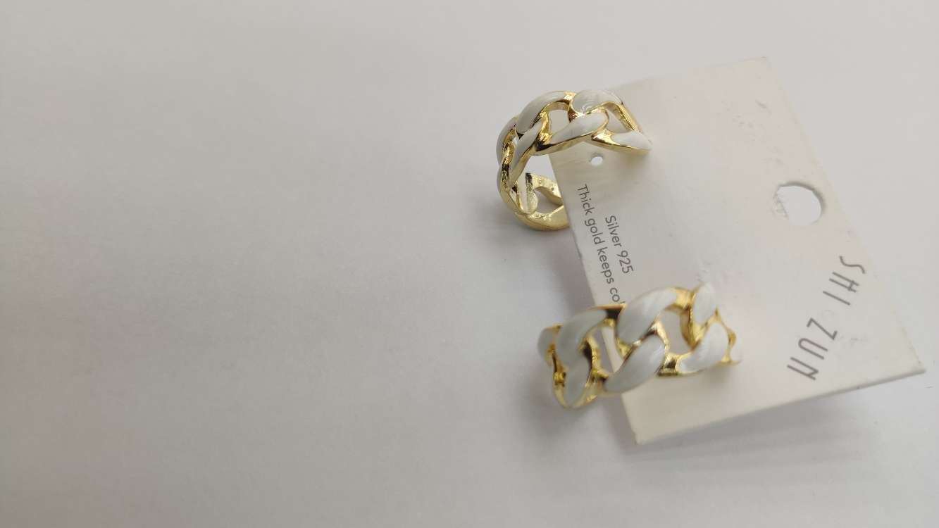 余生请多指教杨紫同款耳环链条镂空耳钉小众设计高级感新款耳饰银