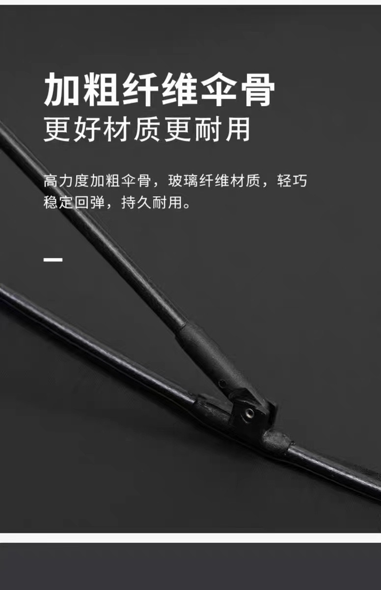 Fully automatic business solid-color enlarged all-fiber golf umbrella, long-handled umbrella, oversized curved handle straight-bar umbrella, custom logo gift umbrella, advertising umbrella pic 4
