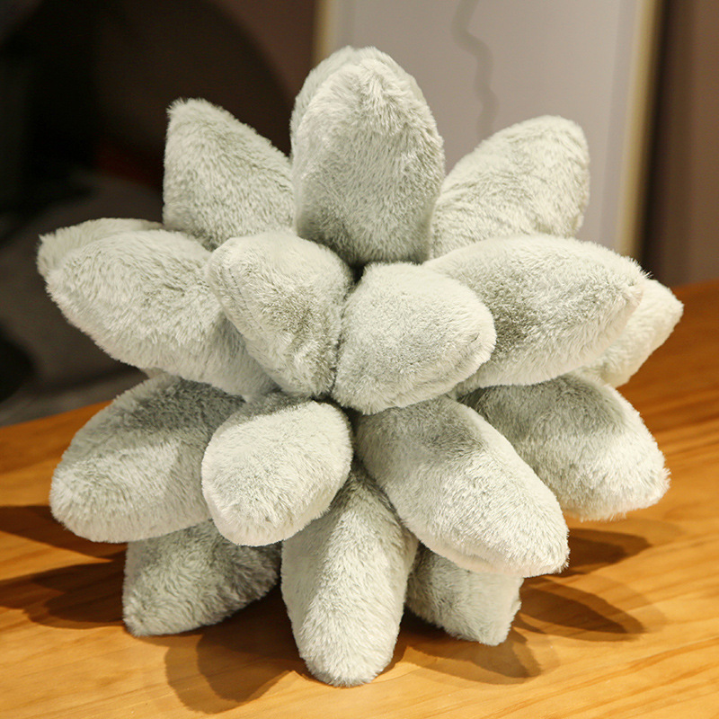 Color suculenta peluche cojín de sofá vegetal eco verde suculenta peluche cojín de cojín simulación suculenta colocación Specification image