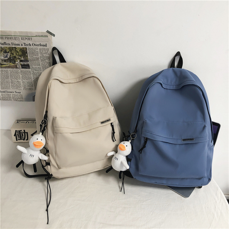 Backpack for men simple large capacity travel backpack for women casual day department of junior high school students high school students schoolbag for men Application Scenario