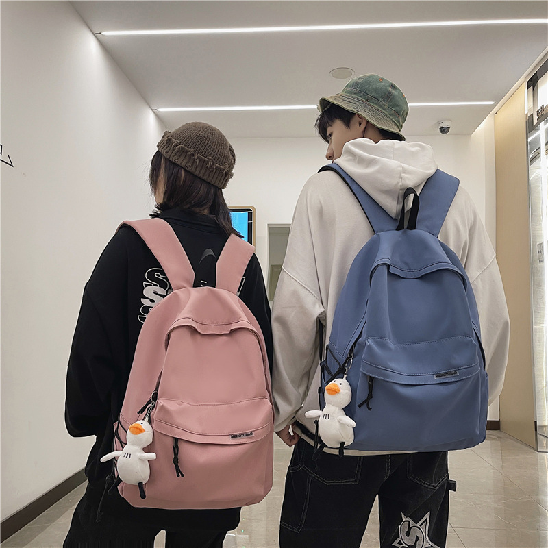 Backpack for men simple large capacity travel backpack for women casual day department of junior high school students high school students schoolbag for men details Picture