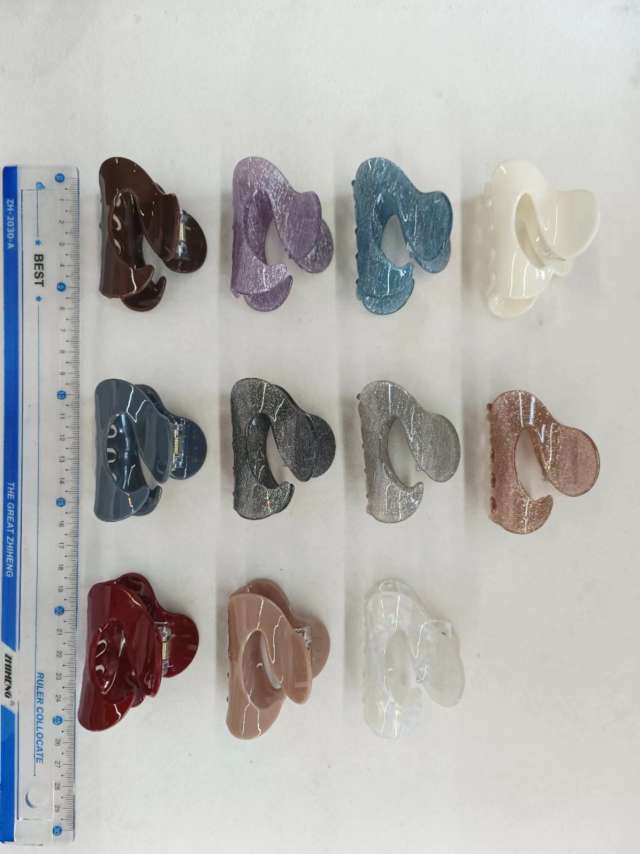 11-color starry sky acrylic back head gripper