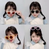 2023 Instagram Best-selling children's sunglasses, retro sunglasses for boys, girls and kids in stock, round frame sunglasses for babies details Picture