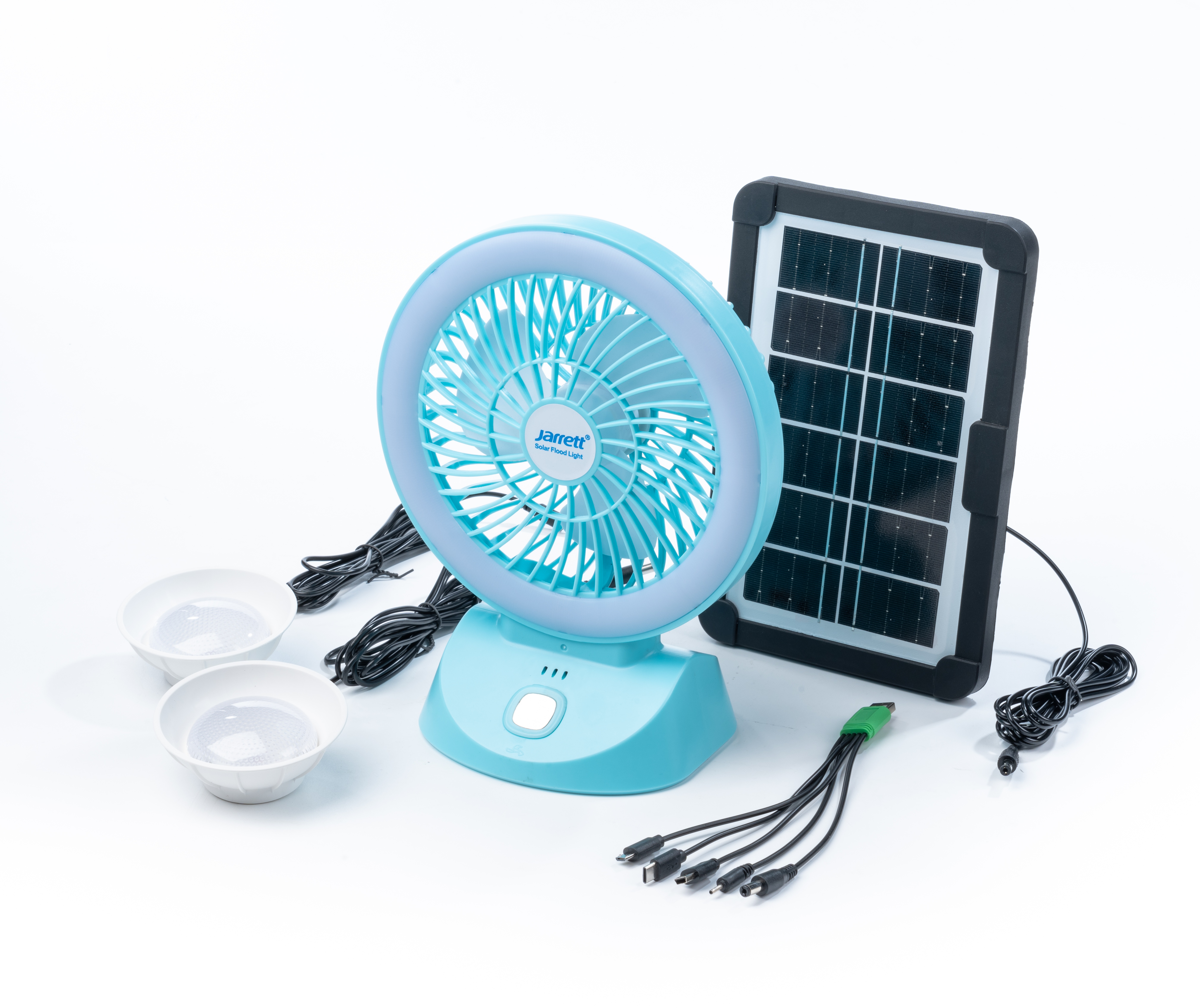 Jarrett Solar Jelco Solar Fan Small Solar System Portable Fan For Outdoor Use Item Picture