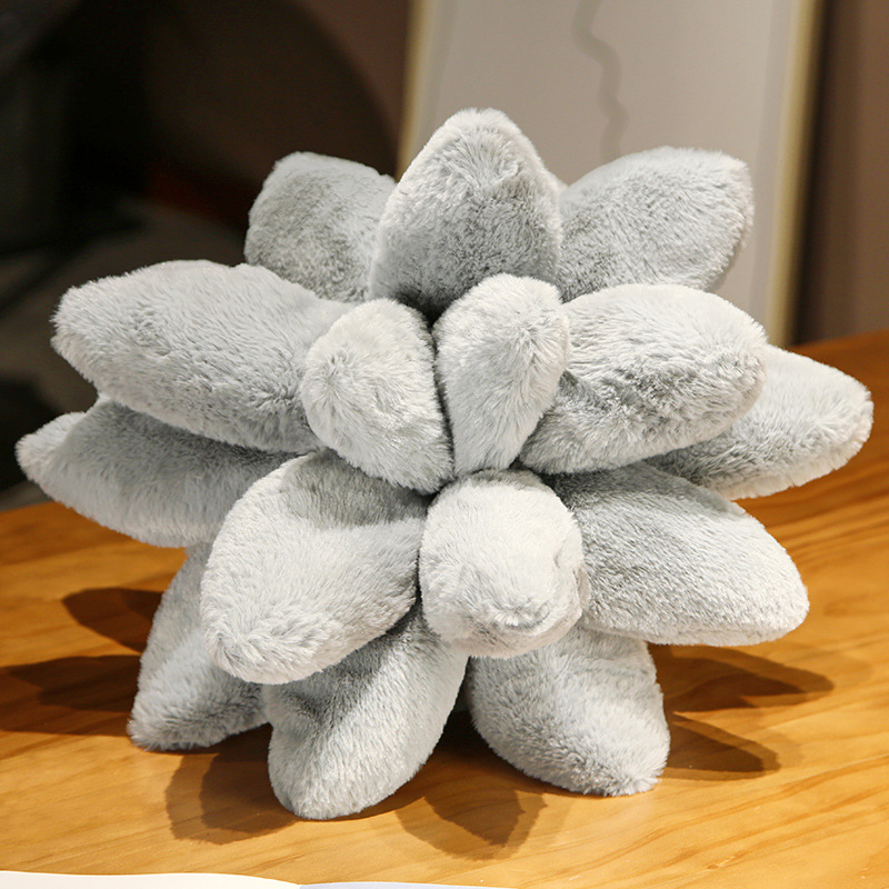 Color suculenta peluche cojín de sofá vegetal eco verde suculenta peluche cojín de cojín simulación suculenta colocación Application Scenario