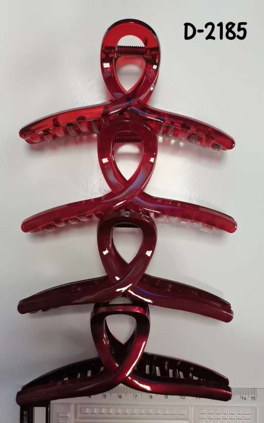 New Year's Red bestseller: Large claw clip, glossy and matte, cherry red plate, elegant and stylish claw clip head accessory detail image 7