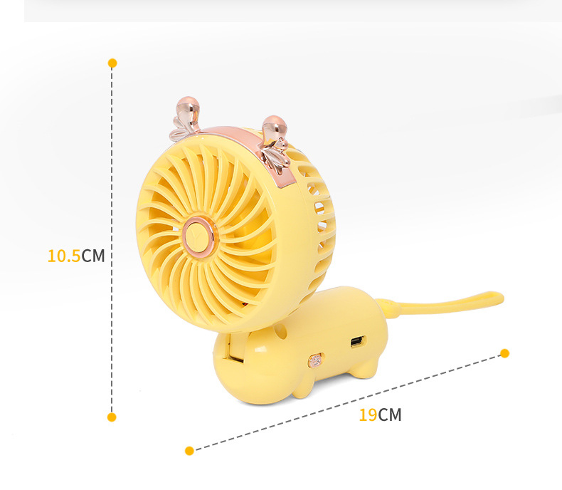 新品创意卡通风扇 桌面充电便携式户外迷你手持小风扇 USB详情13