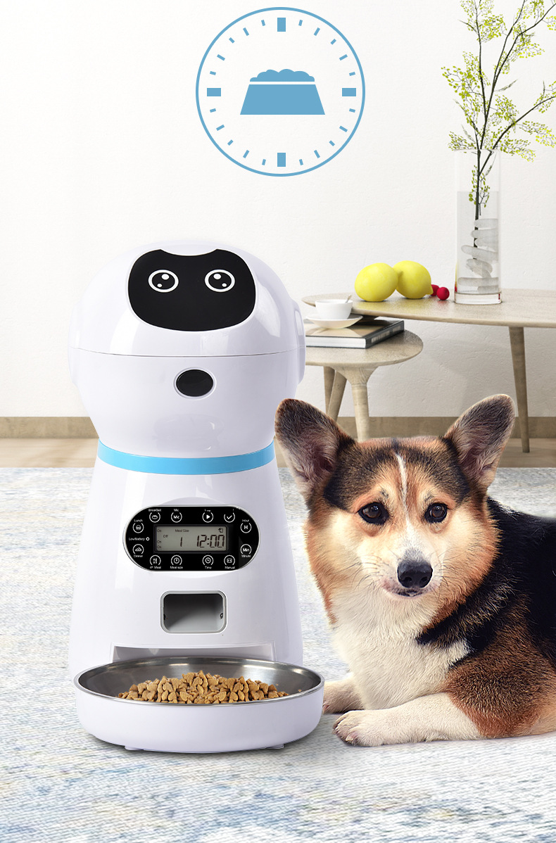 The pet intelligent feeder automatically feeds pets at regular intervals and in fixed quantities. It is a large-capacity feeding machine for dogs and cats pic 15