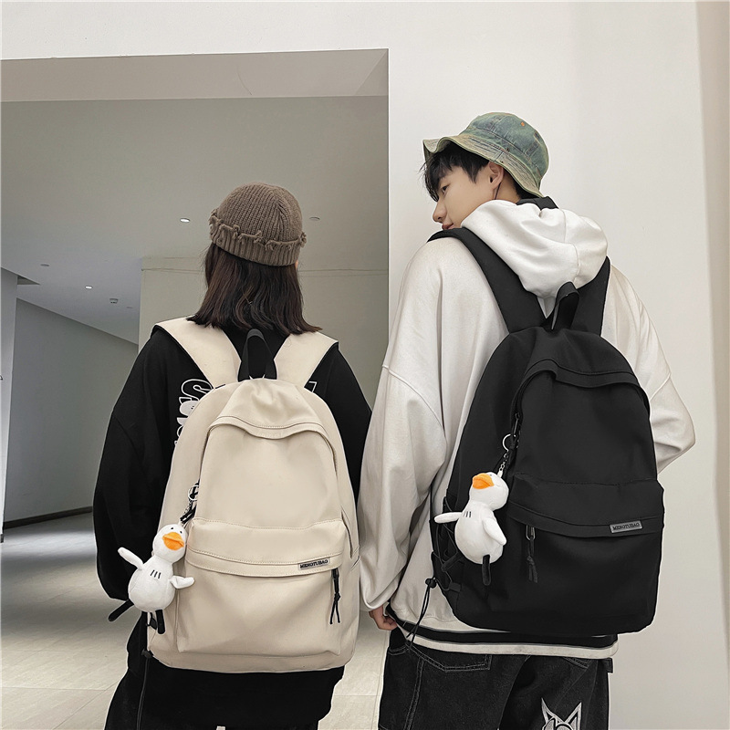 Backpack for men simple large capacity travel backpack for women casual day department of junior high school students high school students schoolbag for men full figure