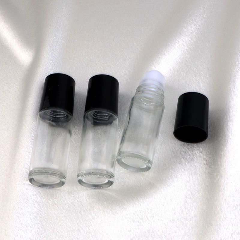 厂家直销现货30ml透明玻璃瓶滚珠瓶走珠瓶子分装香水玻璃瓶精油瓶