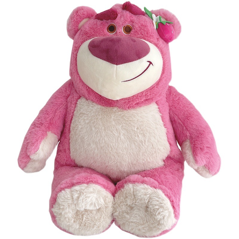 Genuine Disney pink strawberry Bear stuffed toy strawberry flavor female birthday Valentine gift doll Item Picture