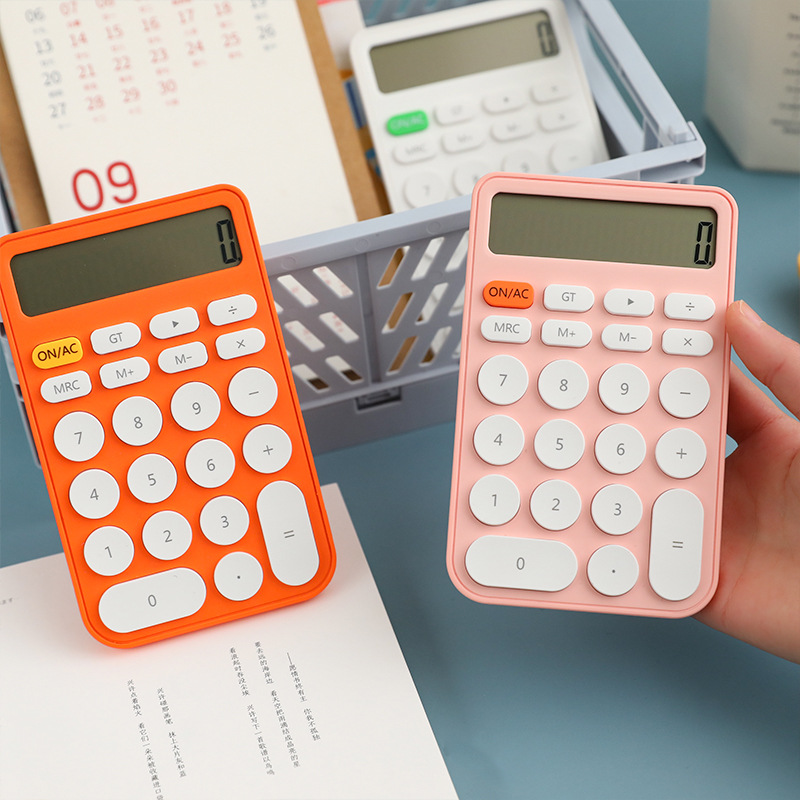 Simple candy-colored Palm calculators Students learn to assist accounting women's special mini portable power-saving computer details Picture