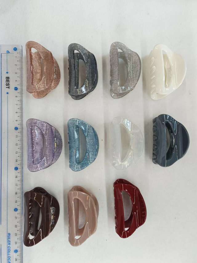 11-color starry sky acrylic back head gripper Item Picture