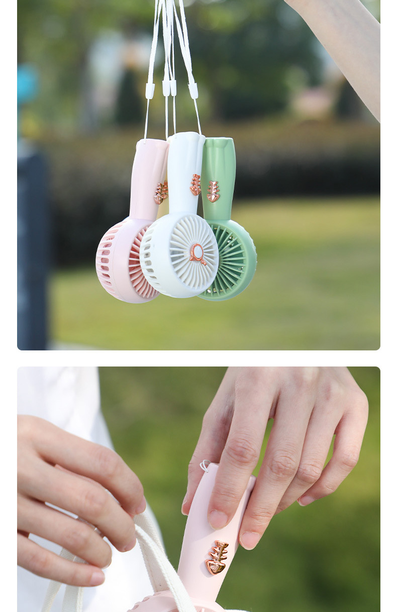 2023夏季新款手持风扇 便携式学生桌面手拿USB可充电迷你小风扇详情13