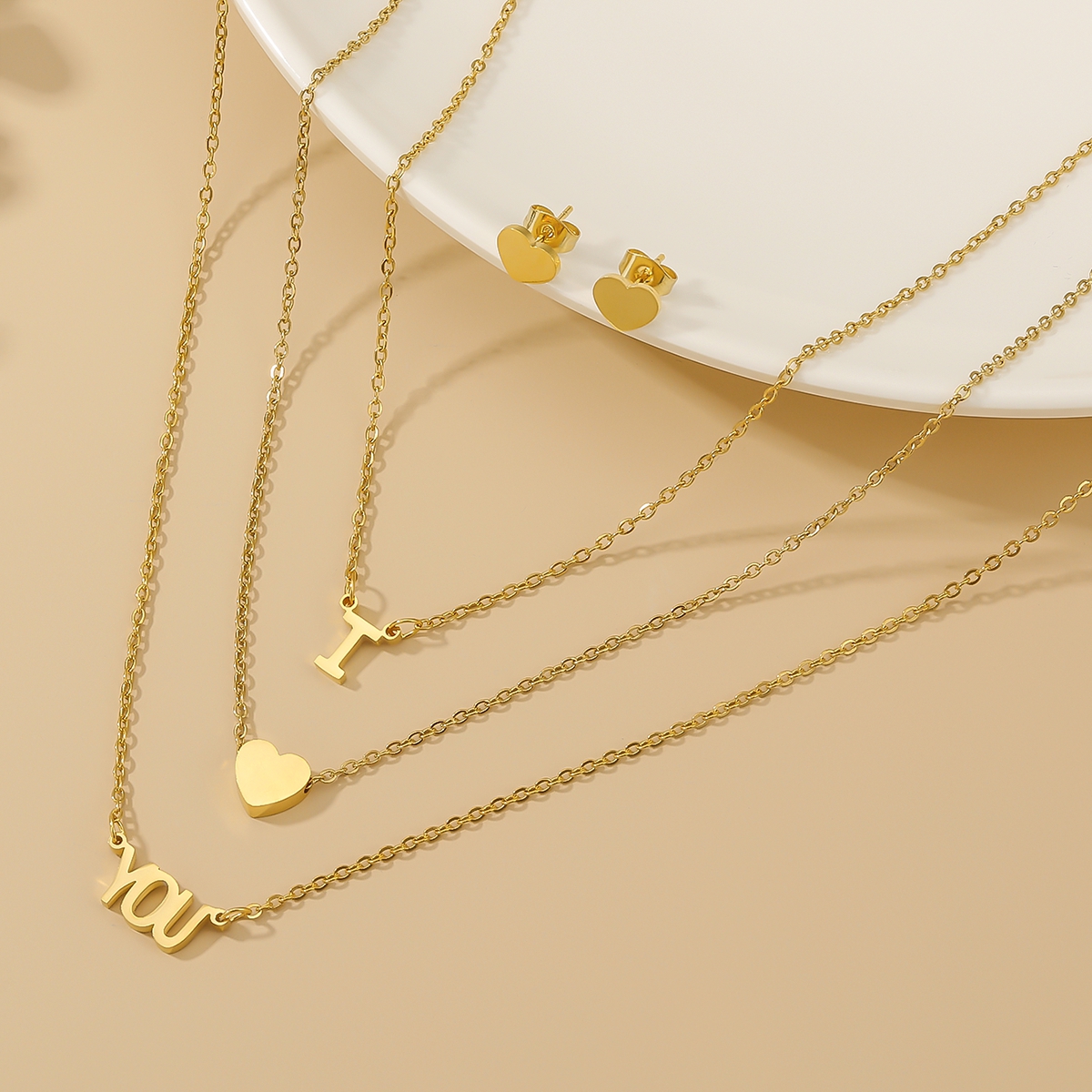 爱心/钛钢/套装产品图