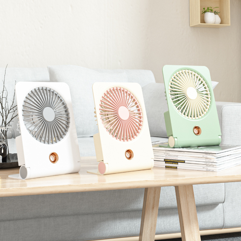 Wall-mounted spray fan, USB desktop cold air fan, creative charging factory direct sales details Picture