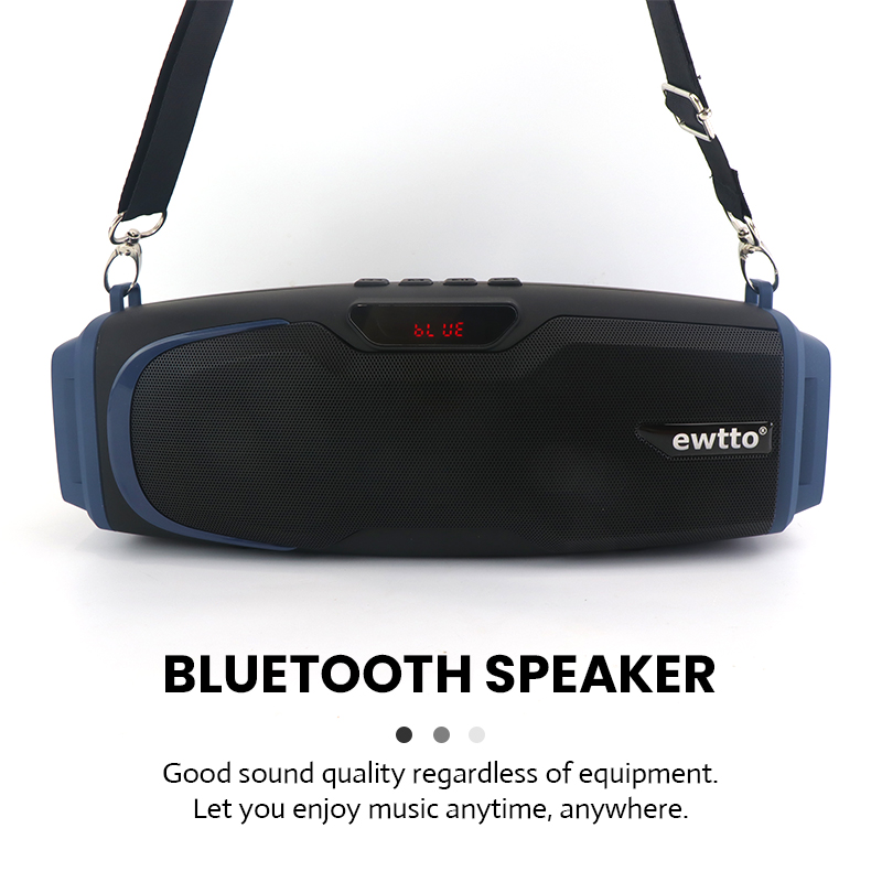 ewtto新款便携式户外防水音响低音炮无线蓝牙音箱