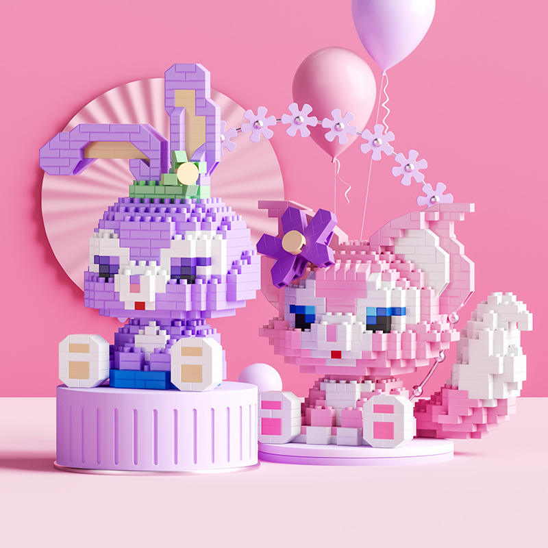 Compatible LEGO Jupiter Delu astronaut children's educational toys assembled cartoon doll girl gift wholesale details Picture