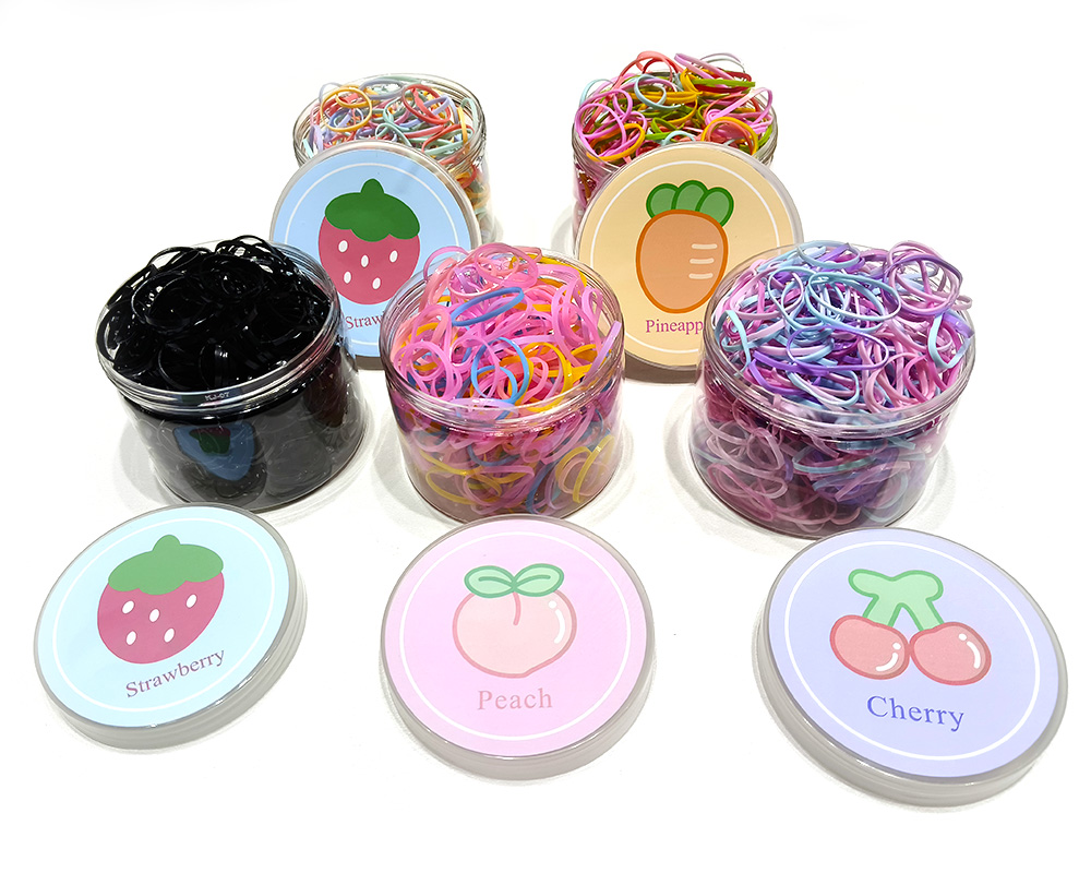 Disposable rubber bands, black high-elasticity hair bands, adult and children's hair ties, headwear, hair accessories, and girls' hair ties Specification image