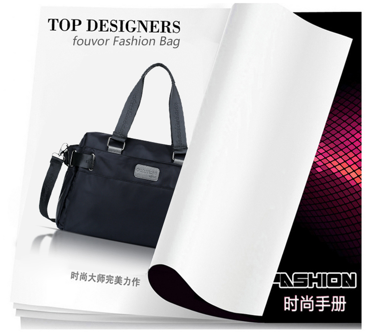 新款尼龙包潮撘时尚单肩包大容量休闲包简约斜挎包都市街头手提包详情6