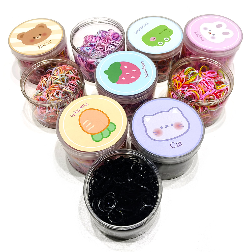 一次性皮筋圈橡皮筋黑色高弹力发圈成人儿童头绳头饰发饰少女扎头绳