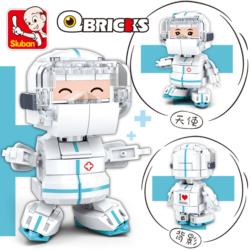 Little Luban 0761 Godzilla 2Q version King of Monsters Mini Boy Dinosaur children building blocks model toy Application Scenario