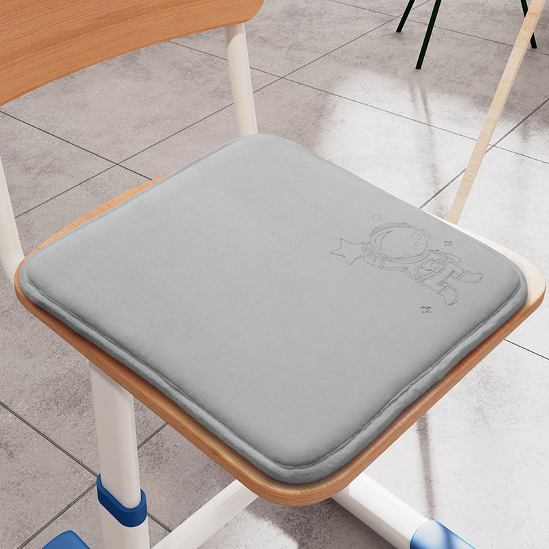 Classroom chair cushion thickened memory cotton students sit for a long time not tired sit cushion dormitory stool seat cushion chair cushion butt cushion full figure