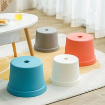 新款塑料椅子家用儿童塑料小矮凳加厚成人浴室换鞋凳客厅小圆凳