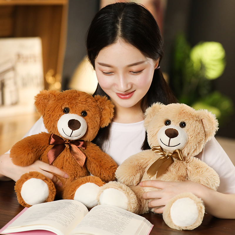 七彩小熊/泰迪熊/公仔/毛绒玩具/七色小熊/儿童/婚庆/节日礼物细节图
