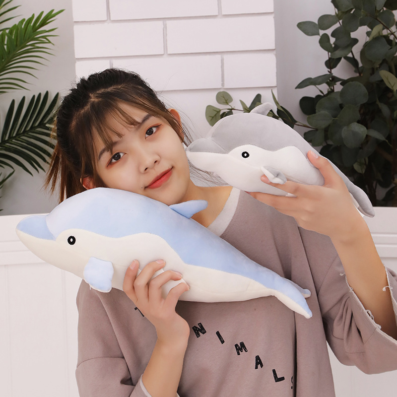 玩具/玩偶/毛绒玩具/毛绒玩具/海豚公仔/海洋馆/玩偶/礼品/儿童睡觉/抱枕产品图