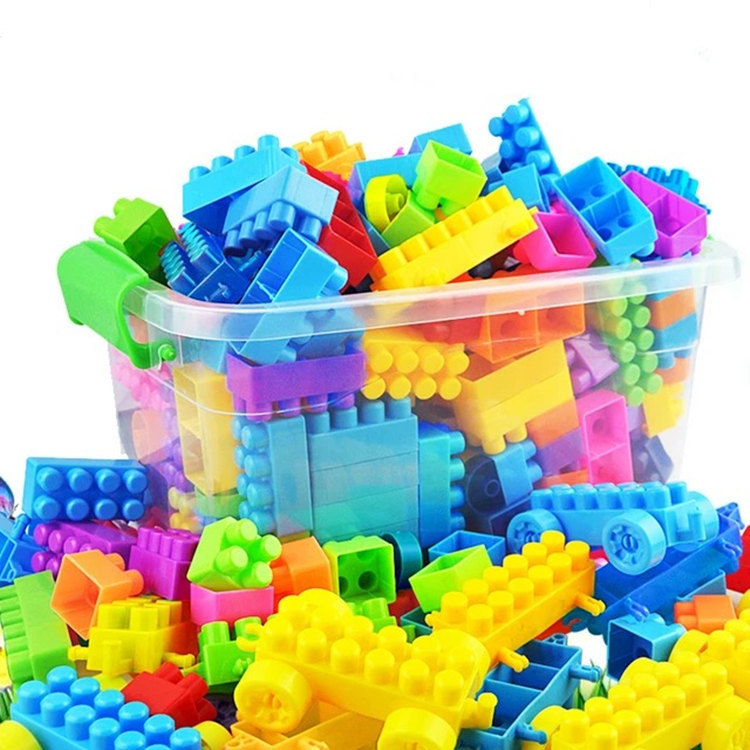 Spot wood blocks particles Large bulk large particles diy assembly blocks puzzle wholesale children's toys Item Picture