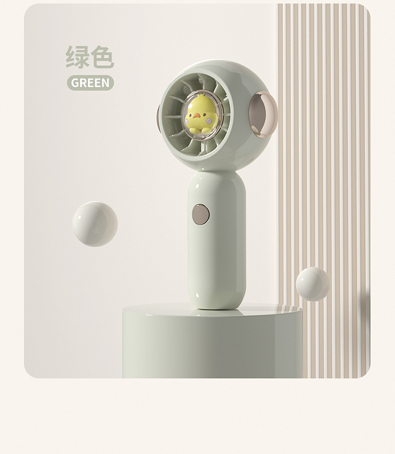 手持风扇便携迷你学生卡通可爱电风扇usb静音大风力创意详情16
