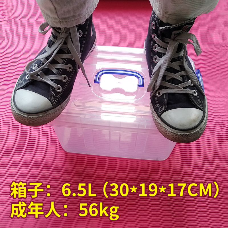 收纳箱/整理箱/搬家杂物收纳盒/家用/储物箱/衣物整理箱/塑料储物箱/玩具零食/透明收纳箱细节图