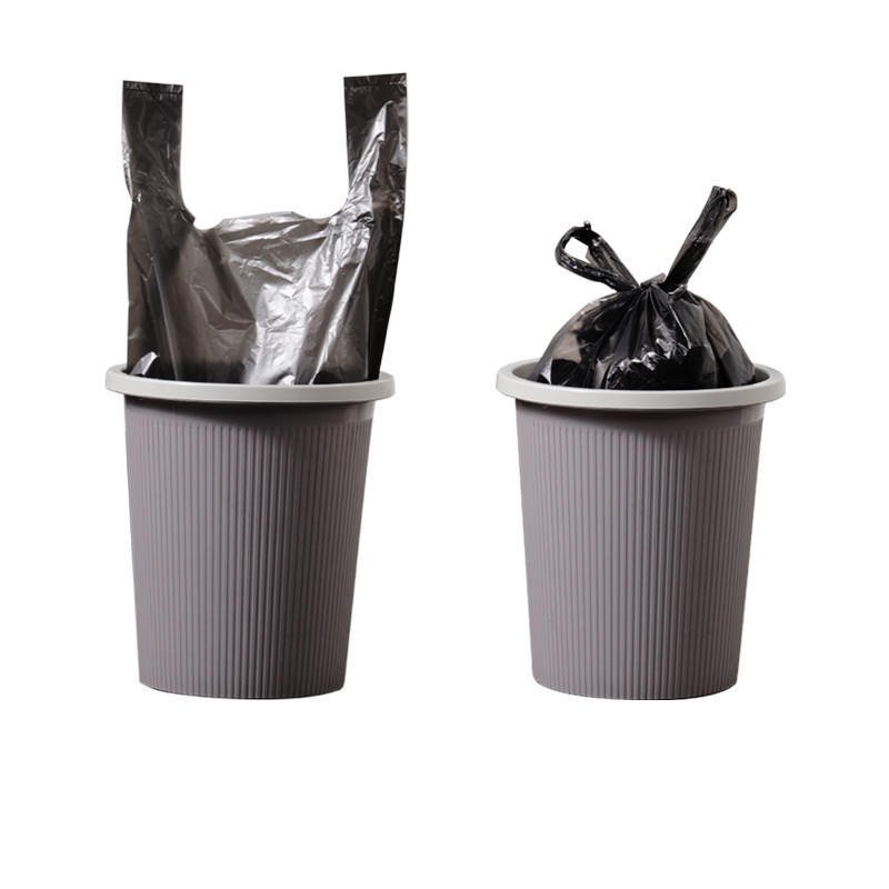 【家用加厚】垃圾袋手提式背心袋一次性大号黑色厨房塑料袋子批发详情图5